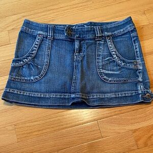 Vintage Havana Blue Denim Skirt size S